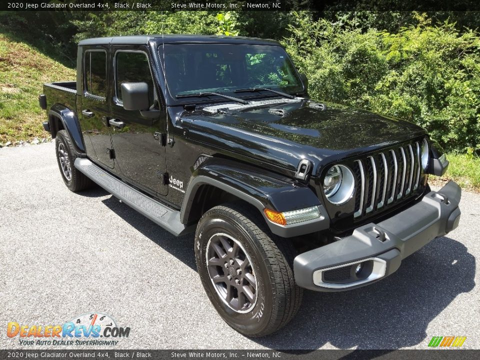 2020 Jeep Gladiator Overland 4x4 Black / Black Photo #4