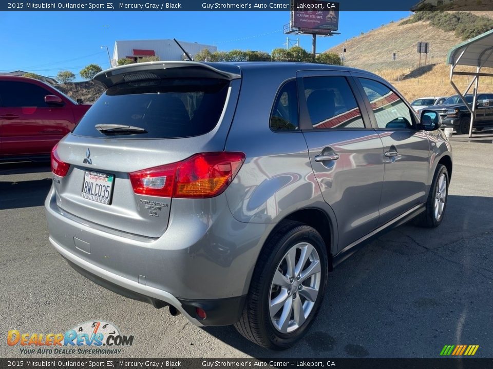 2015 Mitsubishi Outlander Sport ES Mercury Gray / Black Photo #5