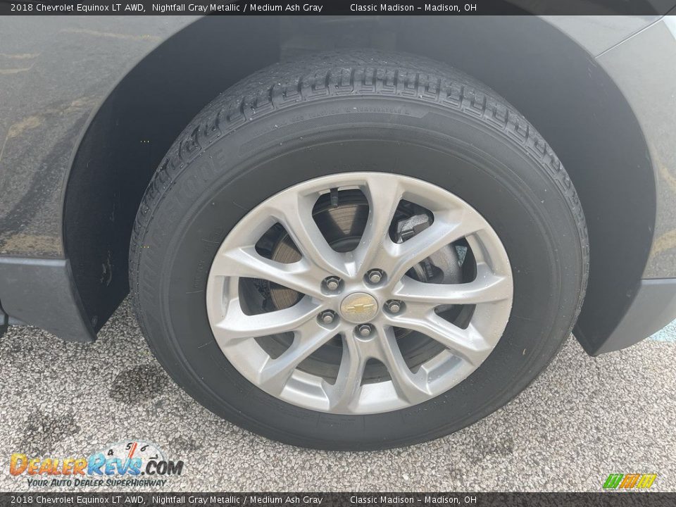 2018 Chevrolet Equinox LT AWD Nightfall Gray Metallic / Medium Ash Gray Photo #5