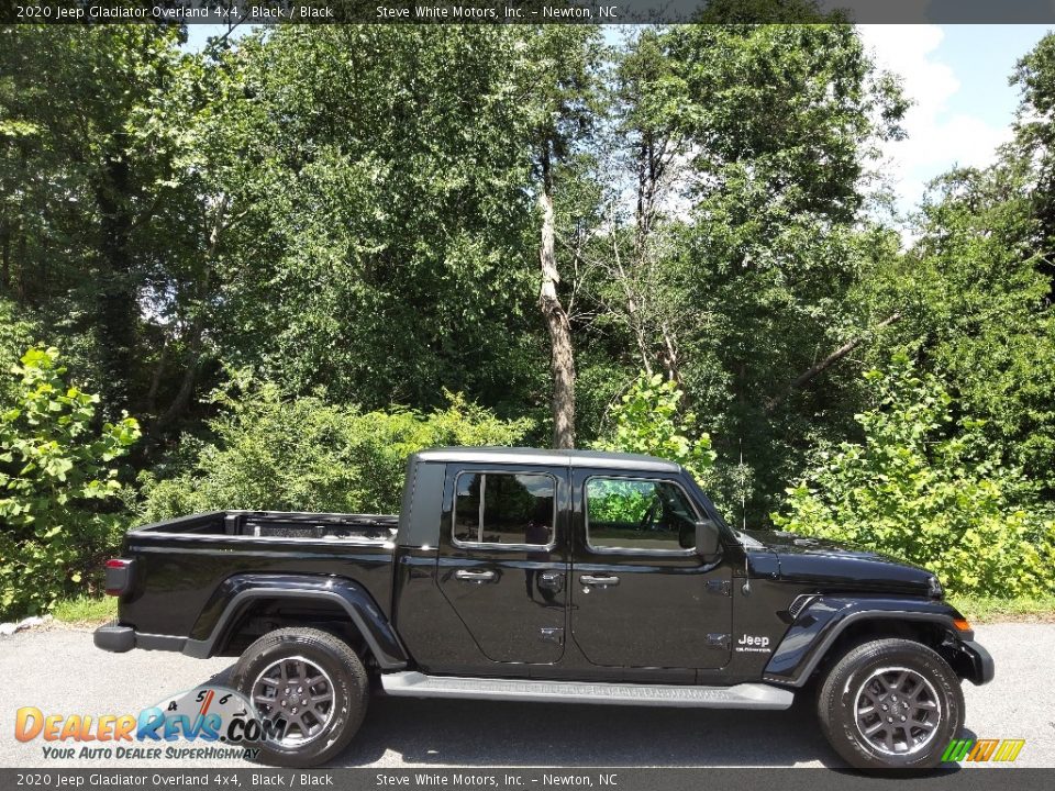 2020 Jeep Gladiator Overland 4x4 Black / Black Photo #5