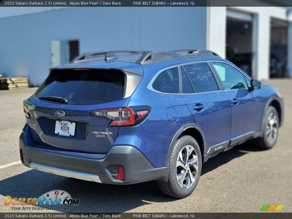 2020 Subaru Outback 2.5i Limited Abyss Blue Pearl / Slate Black Photo #6