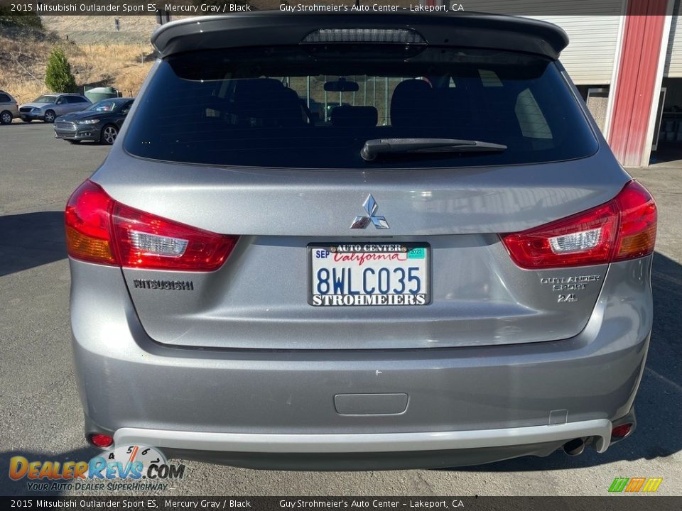 2015 Mitsubishi Outlander Sport ES Mercury Gray / Black Photo #6