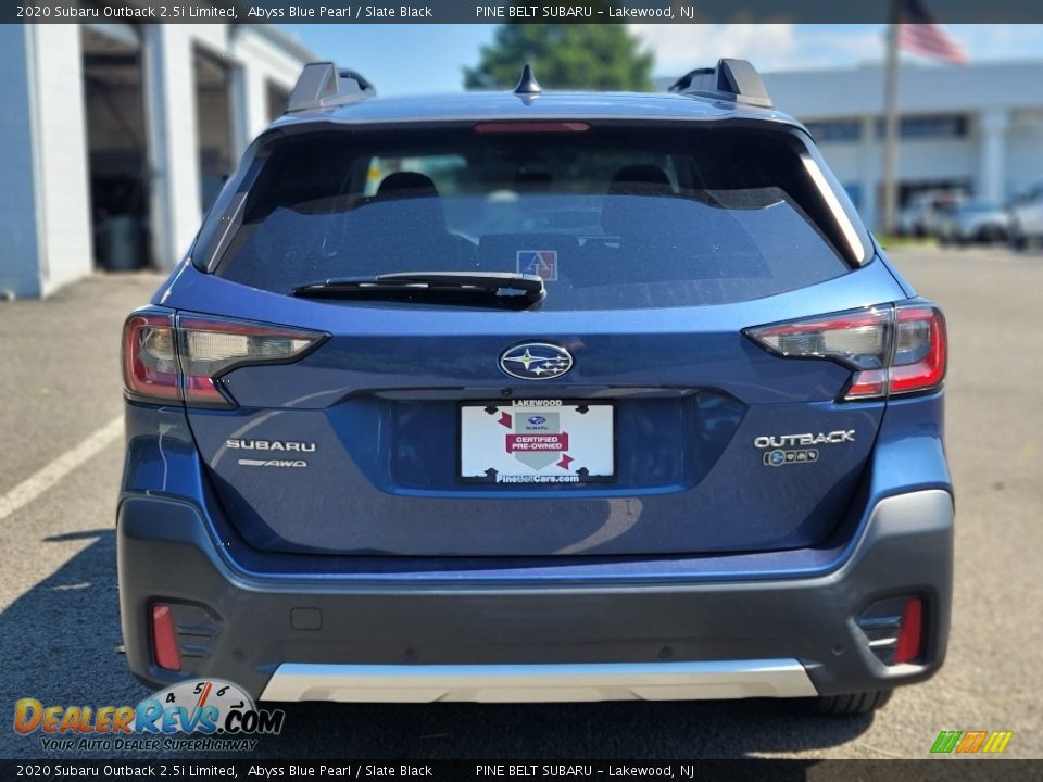 2020 Subaru Outback 2.5i Limited Abyss Blue Pearl / Slate Black Photo #7
