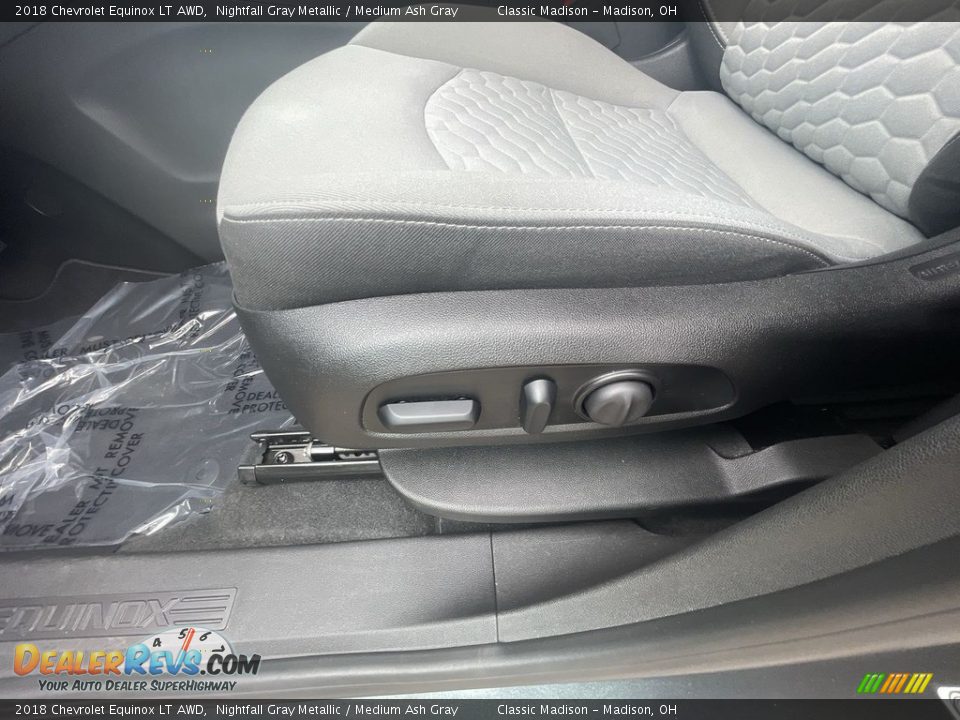 2018 Chevrolet Equinox LT AWD Nightfall Gray Metallic / Medium Ash Gray Photo #7