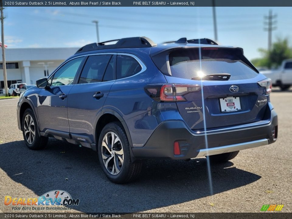 2020 Subaru Outback 2.5i Limited Abyss Blue Pearl / Slate Black Photo #8