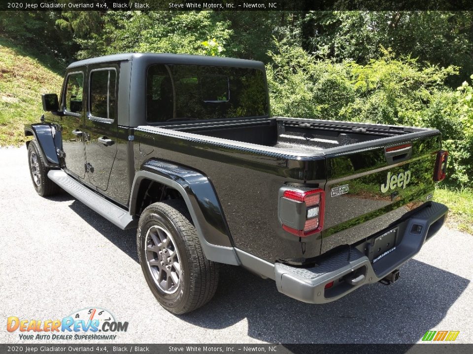 2020 Jeep Gladiator Overland 4x4 Black / Black Photo #9