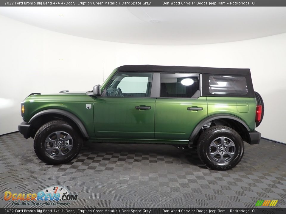 Eruption Green Metallic 2022 Ford Bronco Big Bend 4x4 4-Door Photo #7