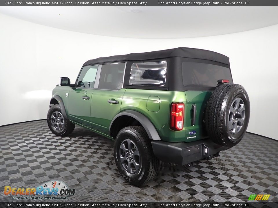 2022 Ford Bronco Big Bend 4x4 4-Door Eruption Green Metallic / Dark Space Gray Photo #8