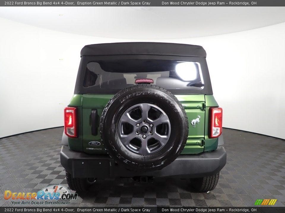 2022 Ford Bronco Big Bend 4x4 4-Door Eruption Green Metallic / Dark Space Gray Photo #9