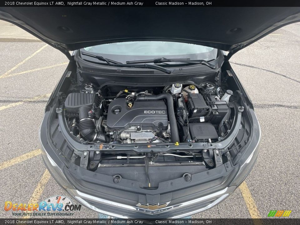 2018 Chevrolet Equinox LT AWD Nightfall Gray Metallic / Medium Ash Gray Photo #19