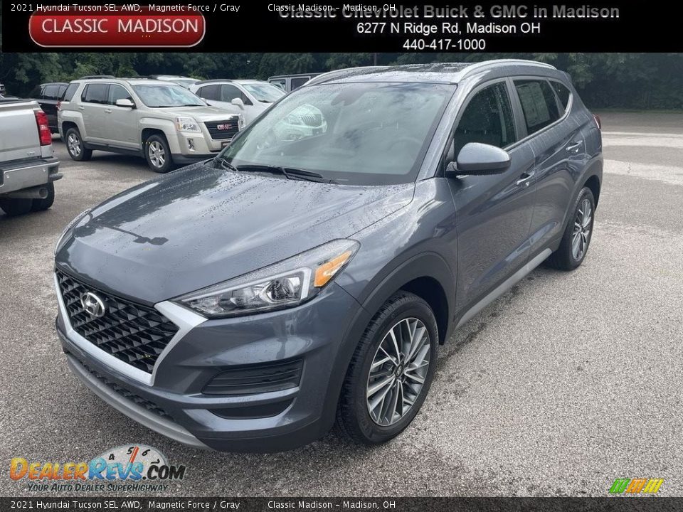 2021 Hyundai Tucson SEL AWD Magnetic Force / Gray Photo #1