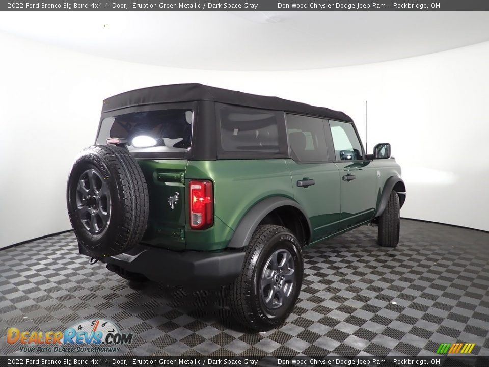 2022 Ford Bronco Big Bend 4x4 4-Door Eruption Green Metallic / Dark Space Gray Photo #12