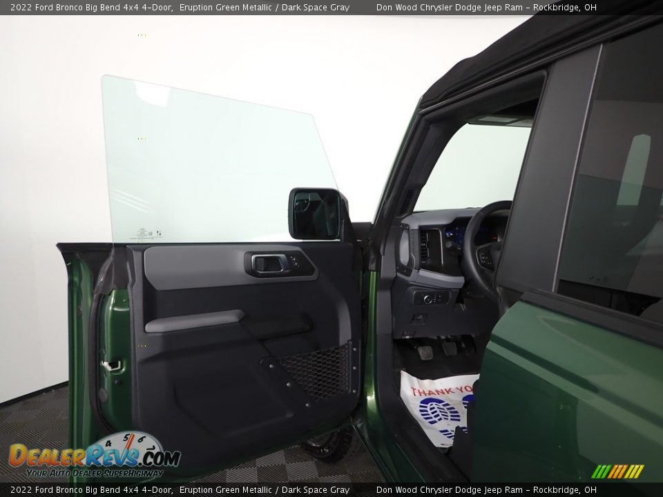 2022 Ford Bronco Big Bend 4x4 4-Door Eruption Green Metallic / Dark Space Gray Photo #13