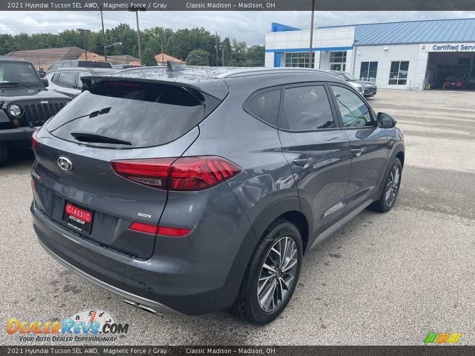 2021 Hyundai Tucson SEL AWD Magnetic Force / Gray Photo #3