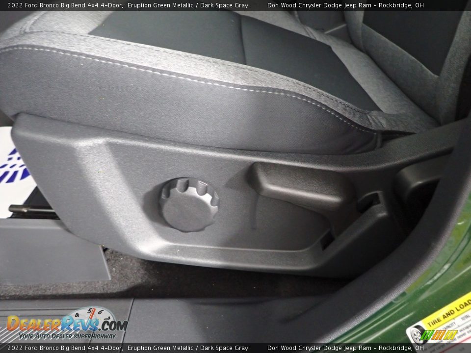 2022 Ford Bronco Big Bend 4x4 4-Door Eruption Green Metallic / Dark Space Gray Photo #15
