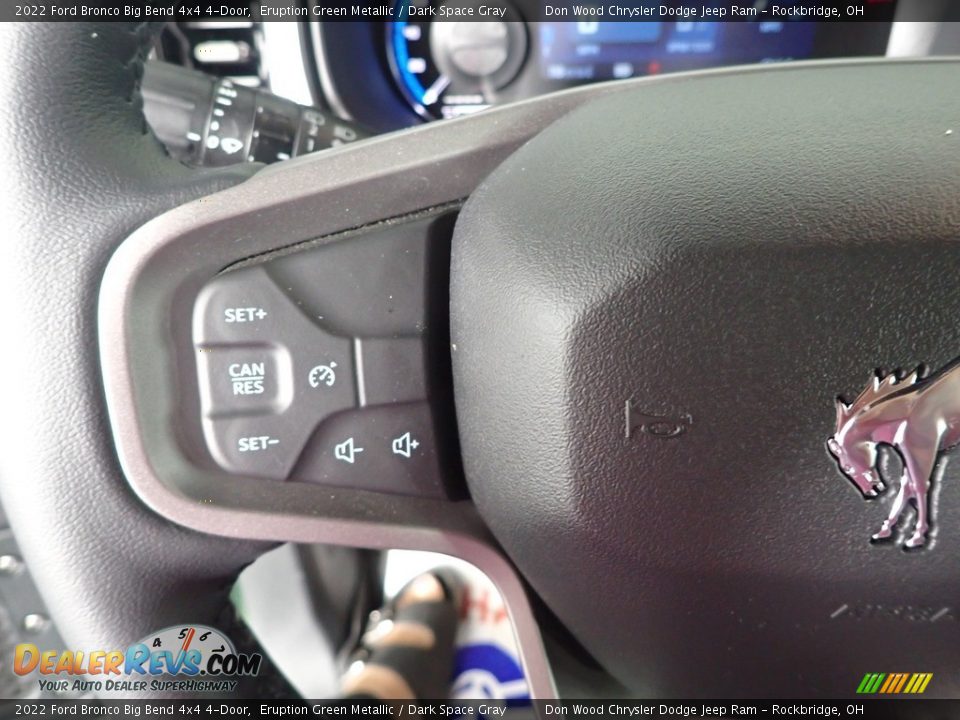 2022 Ford Bronco Big Bend 4x4 4-Door Steering Wheel Photo #18