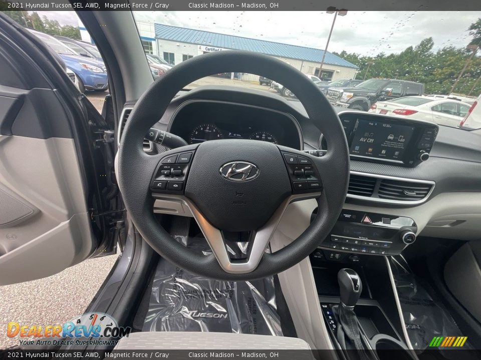 2021 Hyundai Tucson SEL AWD Magnetic Force / Gray Photo #9