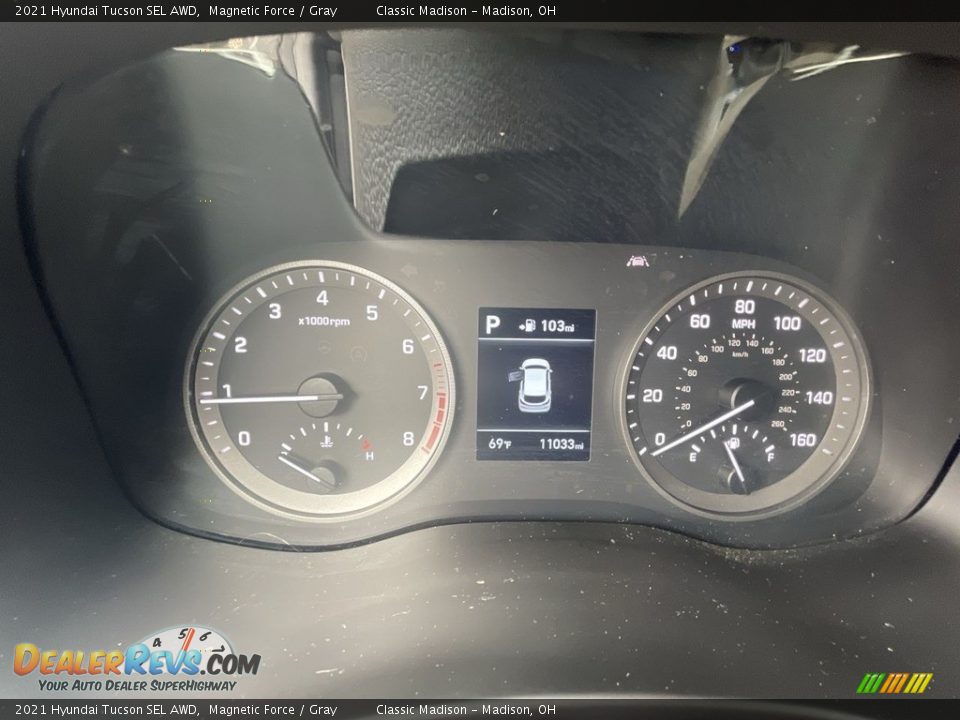 2021 Hyundai Tucson SEL AWD Magnetic Force / Gray Photo #10