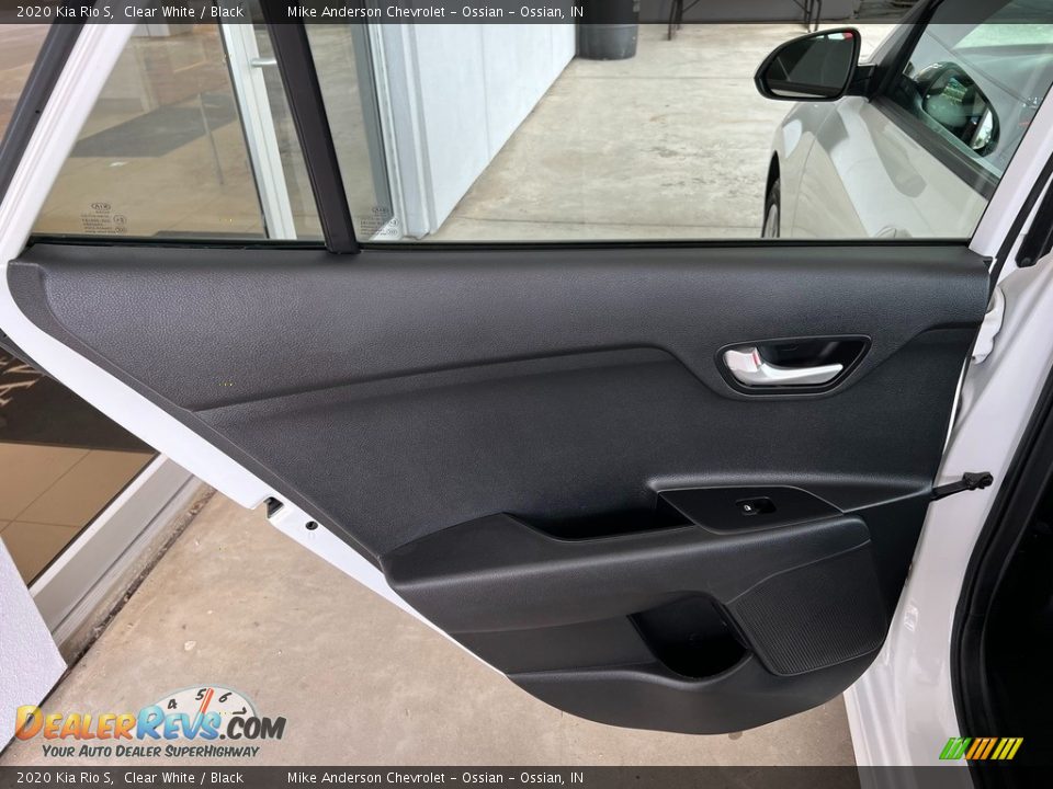 2020 Kia Rio S Clear White / Black Photo #31