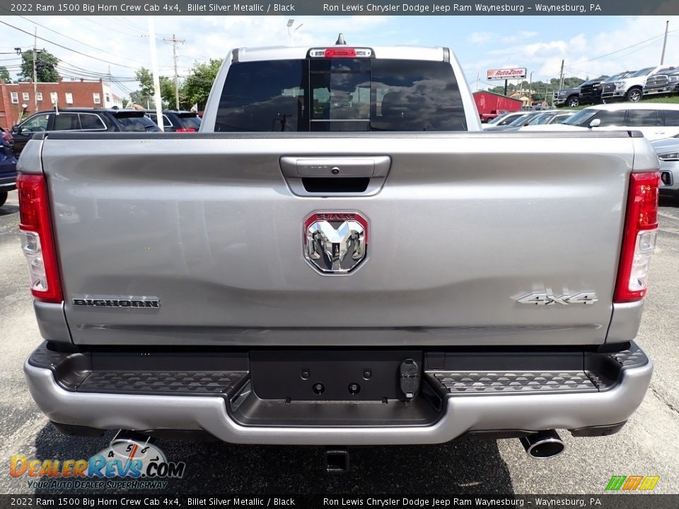 2022 Ram 1500 Big Horn Crew Cab 4x4 Billet Silver Metallic / Black Photo #4