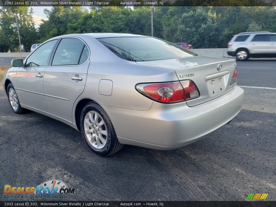 2003 Lexus ES 300 Millennium Silver Metallic / Light Charcoal Photo #5