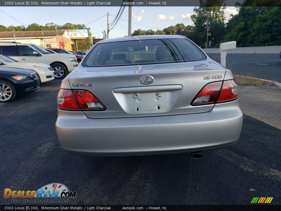 2003 Lexus ES 300 Millennium Silver Metallic / Light Charcoal Photo #6