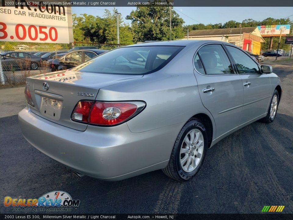 2003 Lexus ES 300 Millennium Silver Metallic / Light Charcoal Photo #7