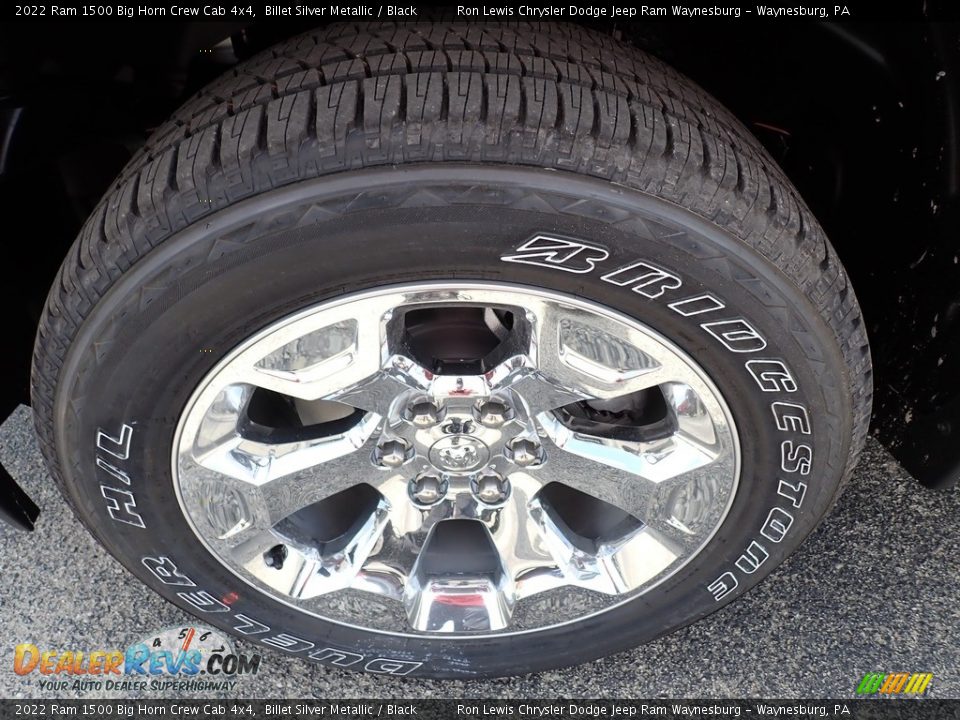 2022 Ram 1500 Big Horn Crew Cab 4x4 Billet Silver Metallic / Black Photo #9