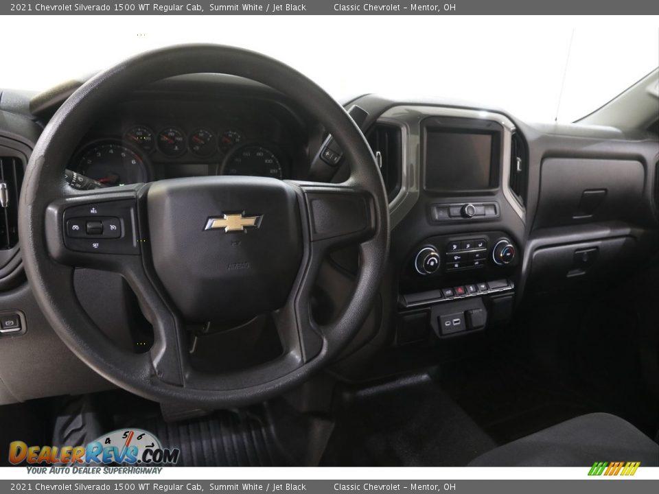 2021 Chevrolet Silverado 1500 WT Regular Cab Summit White / Jet Black Photo #6