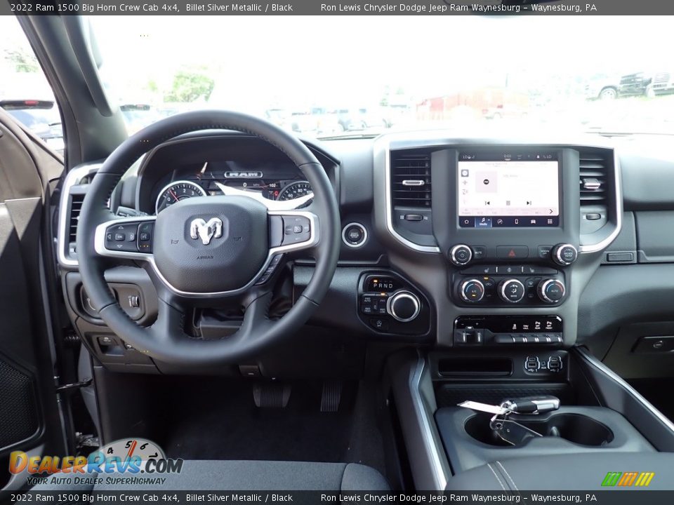 2022 Ram 1500 Big Horn Crew Cab 4x4 Billet Silver Metallic / Black Photo #13