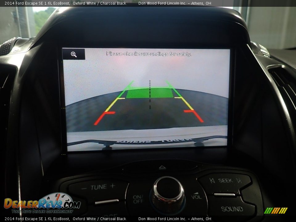 2014 Ford Escape SE 1.6L EcoBoost Oxford White / Charcoal Black Photo #2