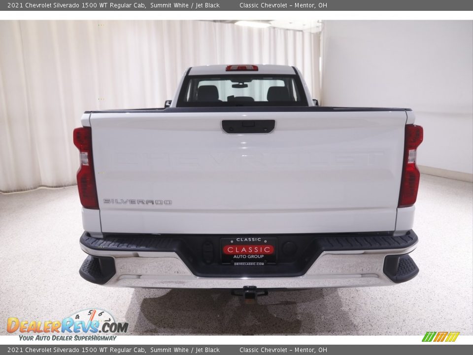 2021 Chevrolet Silverado 1500 WT Regular Cab Summit White / Jet Black Photo #16