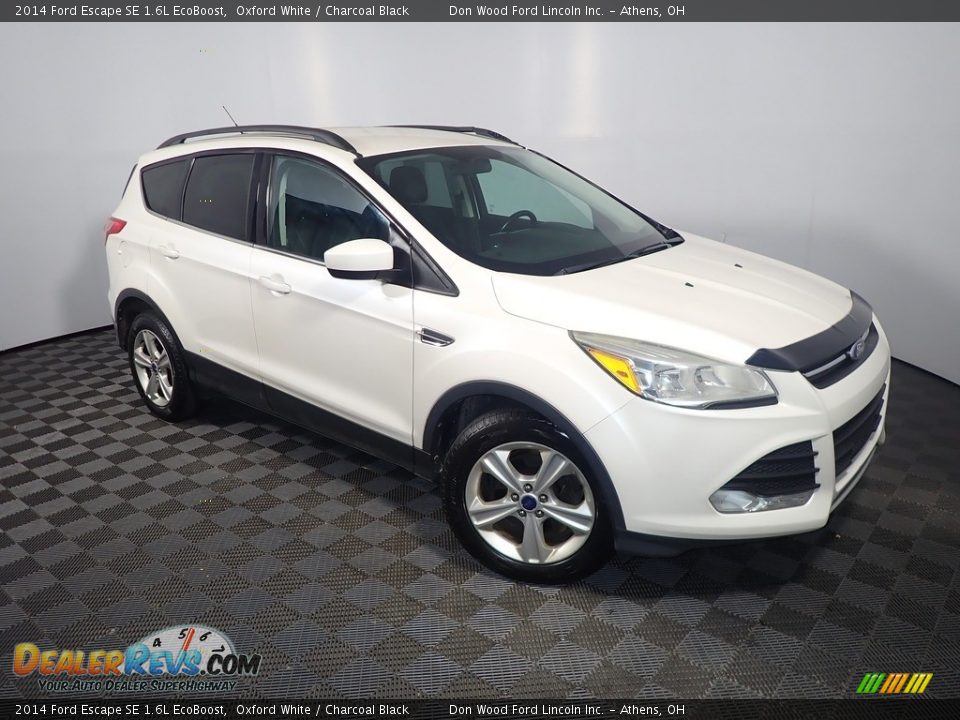 2014 Ford Escape SE 1.6L EcoBoost Oxford White / Charcoal Black Photo #3