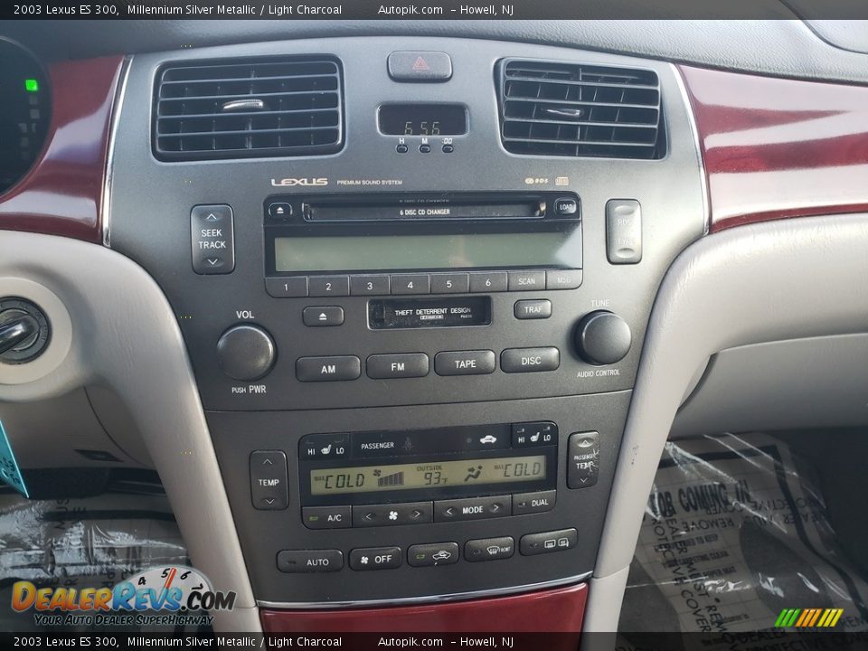 2003 Lexus ES 300 Millennium Silver Metallic / Light Charcoal Photo #18