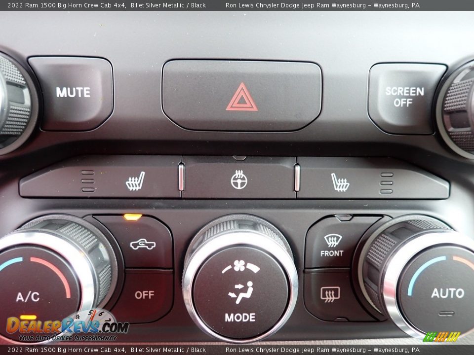 2022 Ram 1500 Big Horn Crew Cab 4x4 Billet Silver Metallic / Black Photo #18