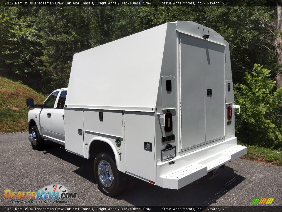 2022 Ram 3500 Tradesman Crew Cab 4x4 Chassis Bright White / Black/Diesel Gray Photo #14