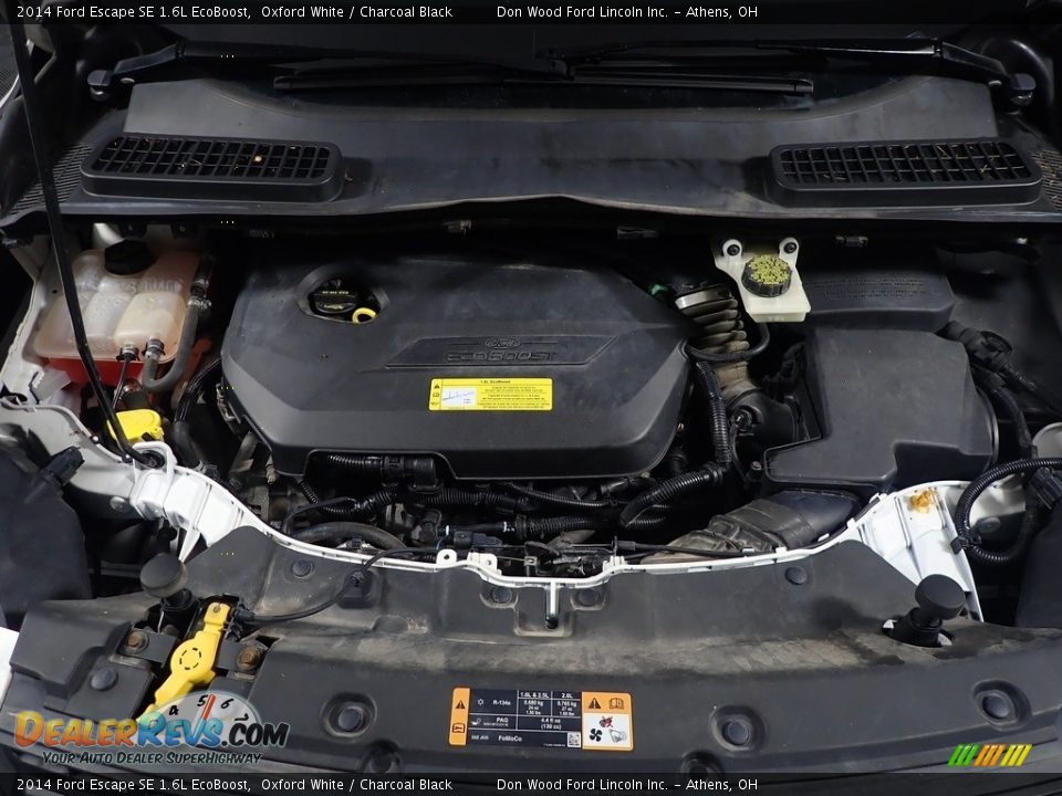 2014 Ford Escape SE 1.6L EcoBoost Oxford White / Charcoal Black Photo #7