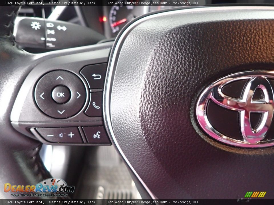 2020 Toyota Corolla SE Celestite Gray Metallic / Black Photo #16