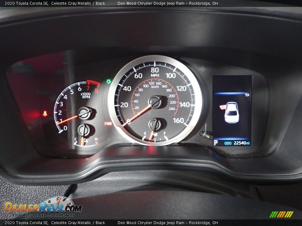 2020 Toyota Corolla SE Celestite Gray Metallic / Black Photo #18