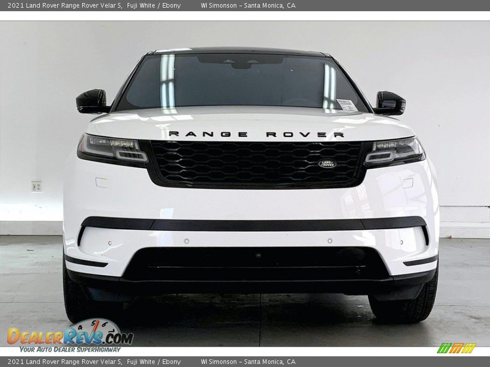 2021 Land Rover Range Rover Velar S Fuji White / Ebony Photo #2