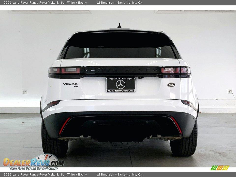 2021 Land Rover Range Rover Velar S Fuji White / Ebony Photo #3