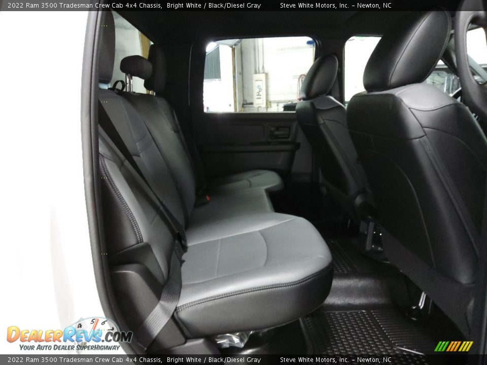 2022 Ram 3500 Tradesman Crew Cab 4x4 Chassis Bright White / Black/Diesel Gray Photo #21