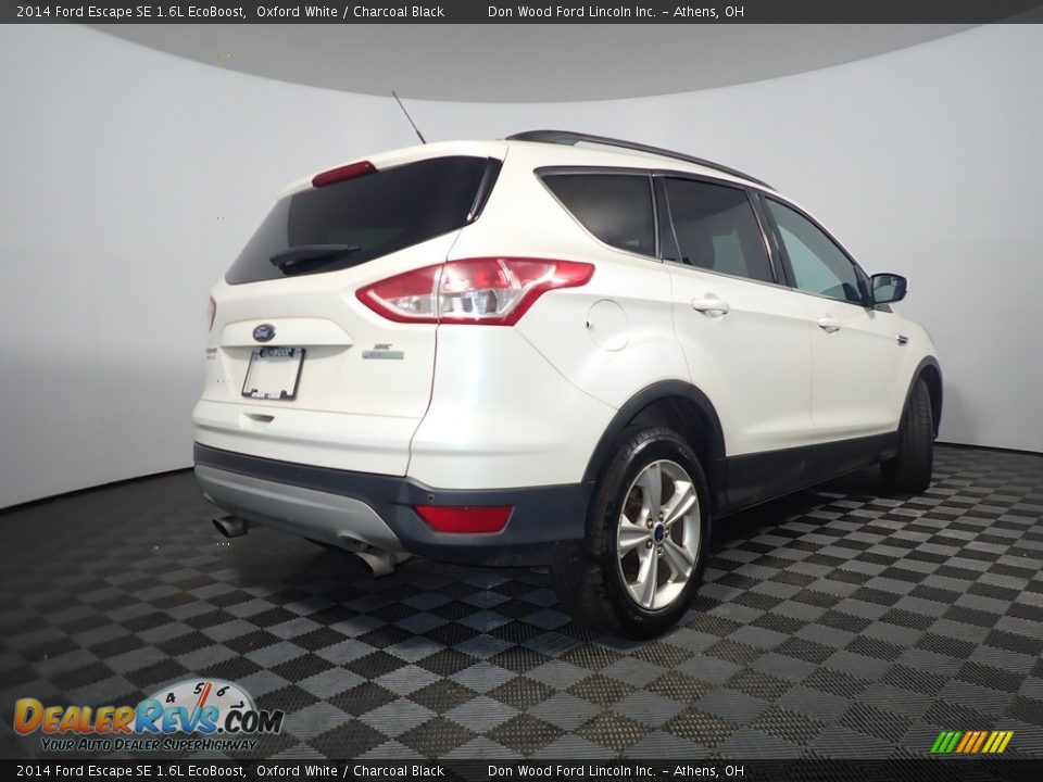 2014 Ford Escape SE 1.6L EcoBoost Oxford White / Charcoal Black Photo #16