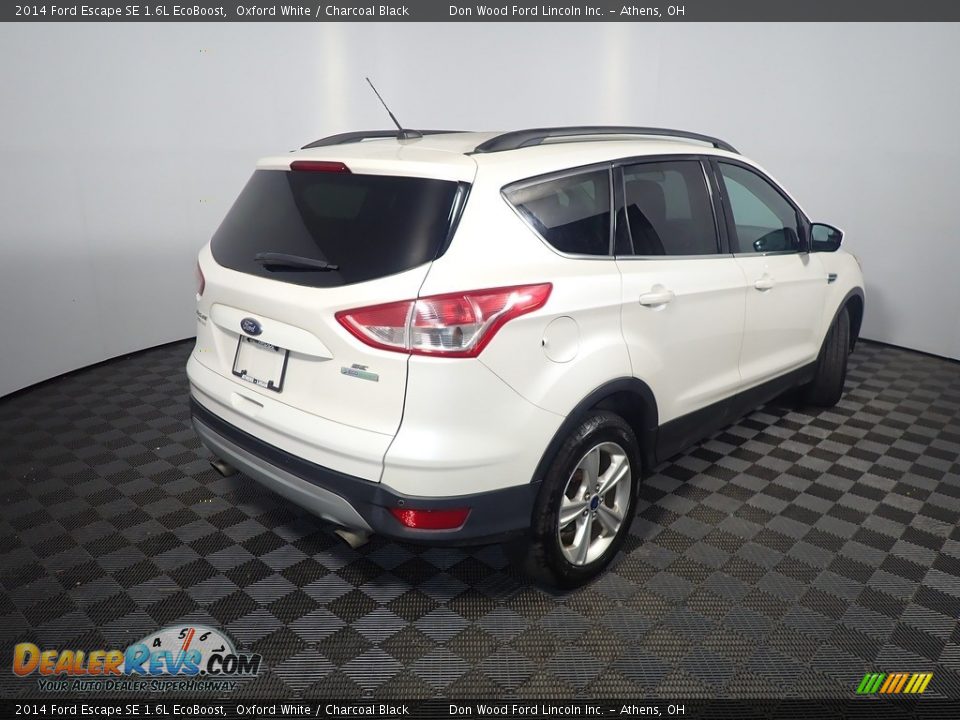 2014 Ford Escape SE 1.6L EcoBoost Oxford White / Charcoal Black Photo #17