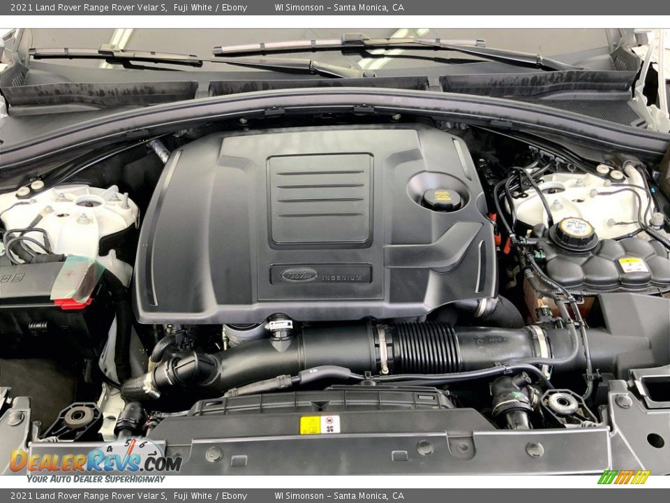 2021 Land Rover Range Rover Velar S 2.0 Liter Turbocharged DOHC 16-Valve VVT 4 Cylinder Engine Photo #9