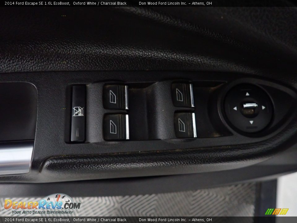 2014 Ford Escape SE 1.6L EcoBoost Oxford White / Charcoal Black Photo #22