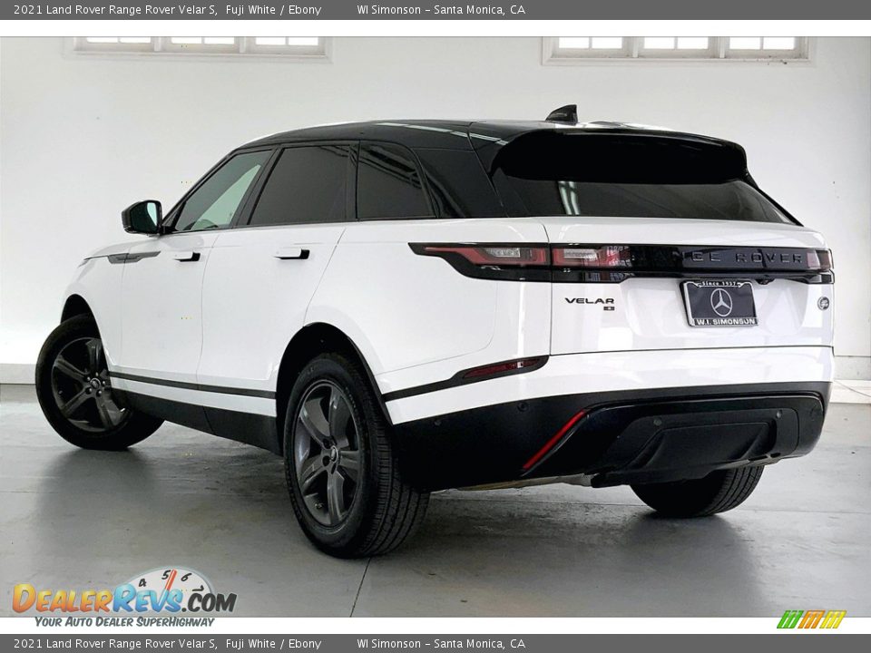 2021 Land Rover Range Rover Velar S Fuji White / Ebony Photo #10