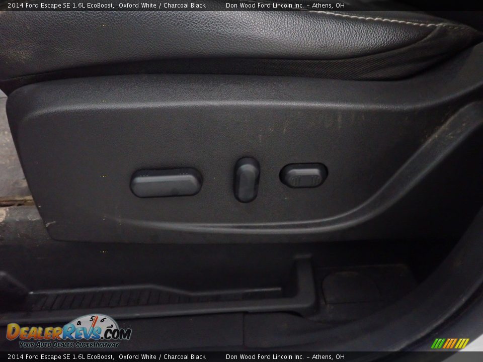 2014 Ford Escape SE 1.6L EcoBoost Oxford White / Charcoal Black Photo #24
