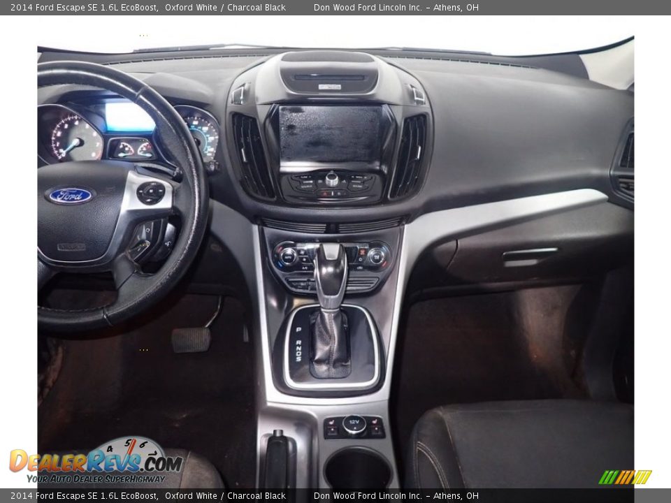 2014 Ford Escape SE 1.6L EcoBoost Oxford White / Charcoal Black Photo #26