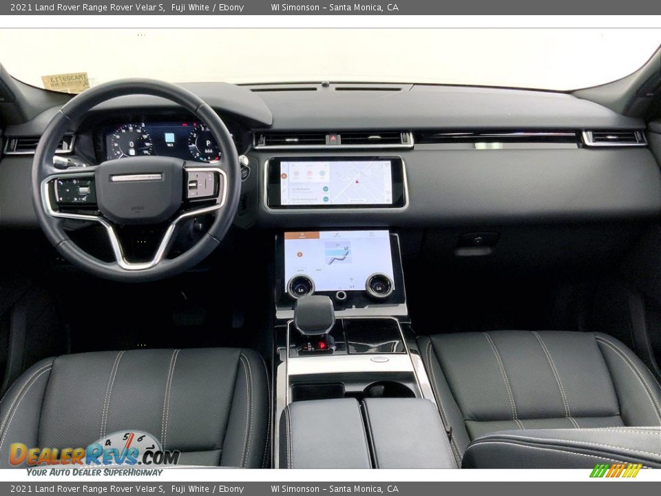 Ebony Interior - 2021 Land Rover Range Rover Velar S Photo #15